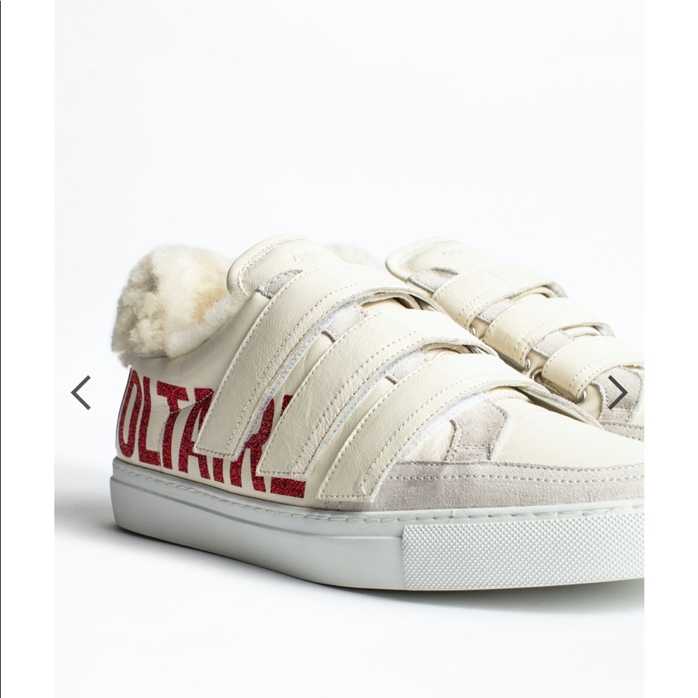 Zadig and Voltaire Shearling Sneakers brand new with box